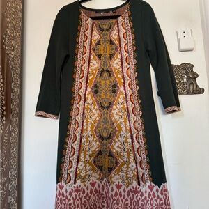 Anthropologie Knitted & Knotted Knit Shift Dress Small